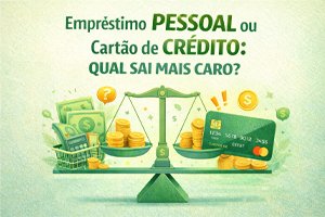 Empréstimo pessoal ou cartão de crédito: qual sai mais caro?